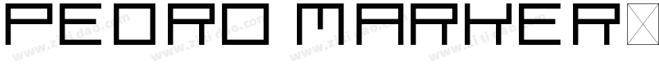 Pedro Marker字体转换